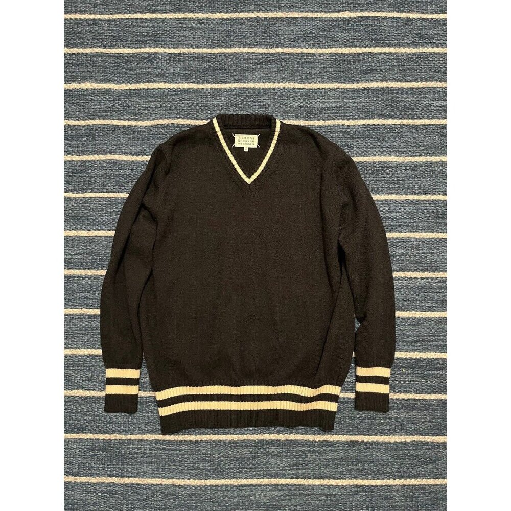 Maison Margiela Wool Sweater Black Size Large